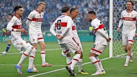 VfB Stuttgart geeft stuntploeg Arminia Bielefeld geen schijn van kans in Duitse bekerfinale