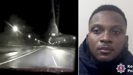 Driver jailed for killing flight attendant in 120mph crash caught on dashcam