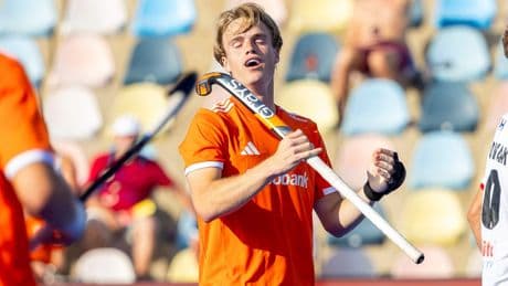 Olivier Hortensius is dé Oranje-surprise in de spits op het EK hockey: ’Dat vervelende ga ik snel wegpoetsen’