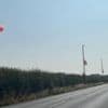 England flags hung by locals taken down