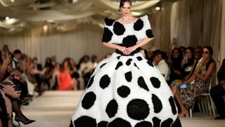 Christian Siriano transports New York Fashion Week attendees to the silver screen