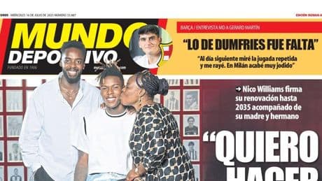 Portada de hoy de la Edición Bizkaia-Araba de Mundo Deportivo