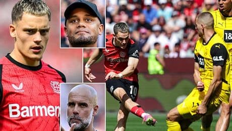 Man City 'desperately try and hijack' Bayern Munich's Florian Wirtz bid - with Pep Guardiola 'speaking directly' to the £126m-rated star