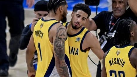 Remontada sensacional de Indiana con prodigio final de Haliburton en el primer partido de la final de la NBA