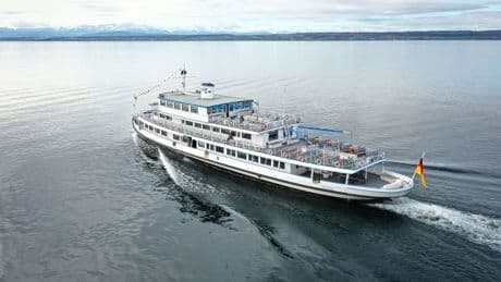 Niedrigwasser: Weiße Flotte legt auf dem Bodensee wieder ab