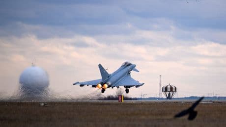 Zwischenfall in Grenzregion zur Ukraine - Nato alarmiert deutsche Eurofighter in Rumänien