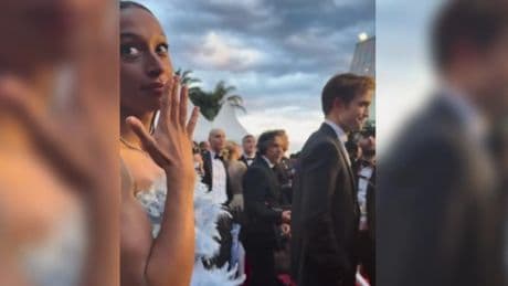 Peleteiro protagoniza un momento fan en Cannes con Robert Pattinson: &quot;Mi amor de la infancia&quot;