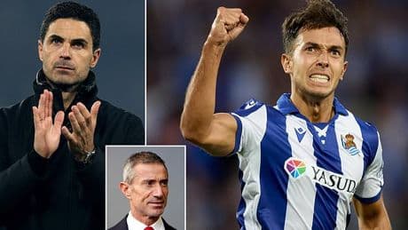 Arsenal 'agree deal' to sign Martin Zubimendi from Real Sociedad - with Gunners 'set to trigger' £51m release clause ahead of summer move