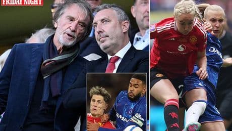 Sir Jim Ratcliffe snubs Man United's women's team AGAIN: Co-owner is a no-show at Wembley for FA Cup final against Chelsea - despite being in London for men's team's game just two days ago
