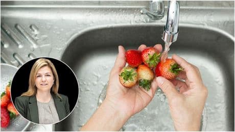 Ana Hernández, química, avisa: "Lavar la fruta solo con agua corriente no elimina ni el 50% de los pesticidas"