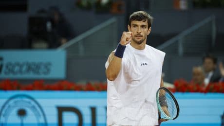 El 'arquitecto' Musetti aplasta a De Miñaur y ya está en cuartos del Mutua Madrid Open