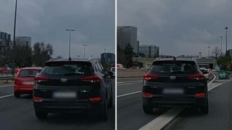 La maniobra sin sentido de un todoterreno en una autopista dirección a Madrid que nadie comprende: “Hay gente indecisa y luego está esta persona”