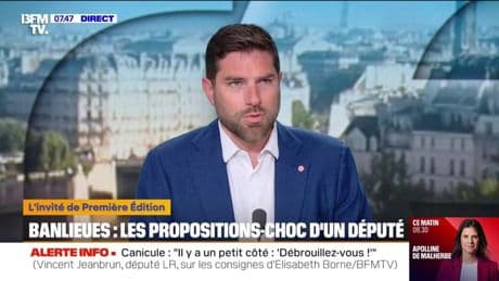 "Personne ne peut se satisfaire que moins d'un Français sur deux fasse confiance à la justice": Vincent Jeanbrun (LR) propose de faire élire les juges à l'échelle départementale