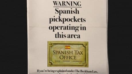 Hacienda rechaza la "injuriosa" acusación de "carterista" por la Ley Beckham: solo ha habido un 0,5% de inspecciones