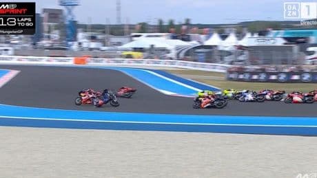 Las liadas de Quartararo y Bastianini en la Sprint ya tienen sanción y se complican su carrera en Hungría