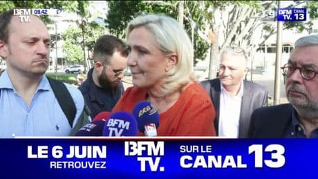 Texte sur la fin de vie: "Je regrette qu'il ait été voté", assure Marine Le Pen