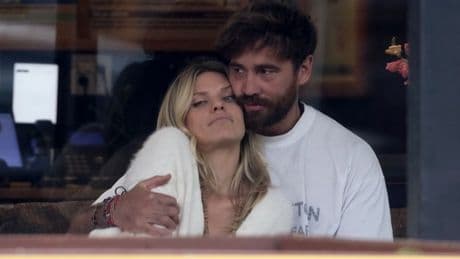 Danny Cipriani cuddles glam TV star ex 4 months after they split amid tense divorce showdown with wife