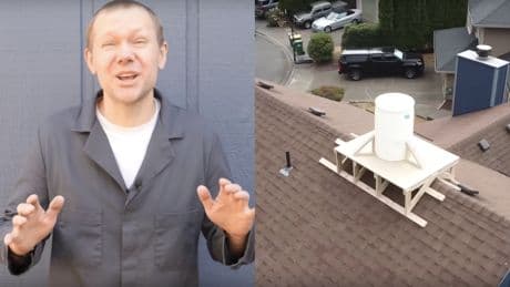 Unfug oder genial? Mann baut Pumpspeicherkraftwerk auf sein Dach