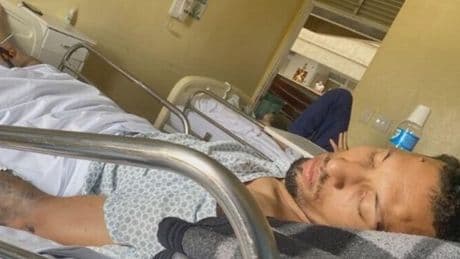 'I got trapped between underground doors - I felt my leg break as train dragged me'