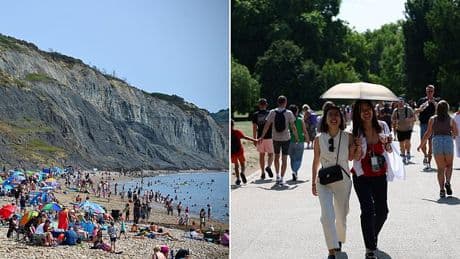 Britain is on track for its sunniest and hottest year EVER, scientists reveal
