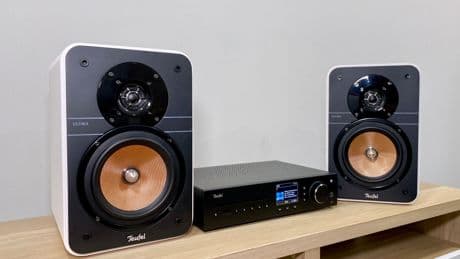 Der Teufel Kombo 62 macht als Stereoanlage auch beim Fernsehen Laune