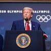 Trump maakt zichzelf voorzitter van werkgroep Olympische Spelen in Los Angeles
