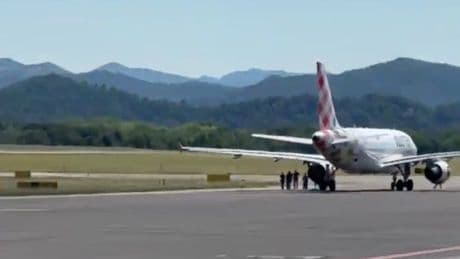 Horror final moments of person 'sucked into plane's engine' in harrowing scenes