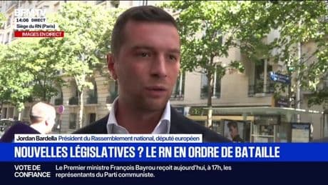 Jordan Bardella: " François Bayrou permet à Emmanuel Macron de gagner du temps "