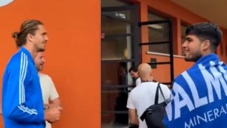 La curiosa conversación entre Alcaraz y Zverev por culpa del Barça - Madrid