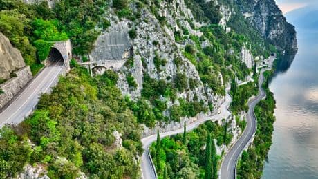 Drehort von James Bond - Panoramastraße am Gardasee wieder befahrbar