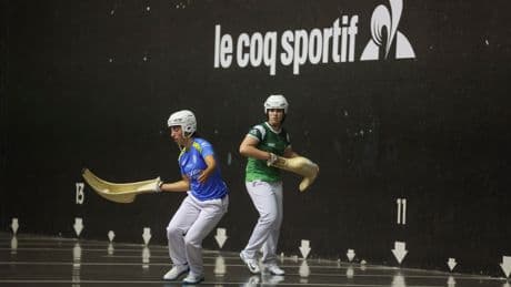 España gana a Euskadi en su primer partido oficial de cesta punta