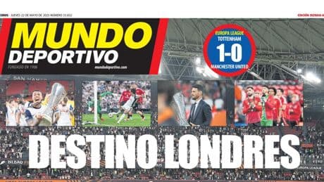 Portada de hoy de la Edición Bizkaia-Araba de Mundo Deportivo