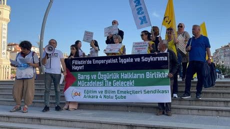 Eğitim Sen ile Emek ve Demokrasi güçlerinden katliama tepki: "Emperyalizme karşı ortak mücadele şart"