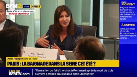 Seine: "une baignade grand public maintenant, cette année" souhaite Anne Hidalgo, maire de Paris