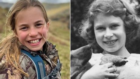 Princess Charlotte is spitting image of young Queen Elizabeth II in 10th birthday photo