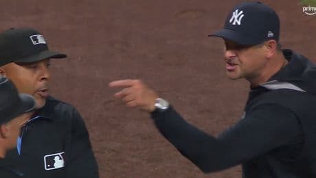 What Aaron Boone said in furious rant that got him ejected after brutal calls against Yankees