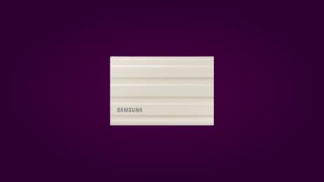 Conservez vos fichiers les plus précieux avec le disque dur externe Samsung T7 Shield noté 4,9 sur 5