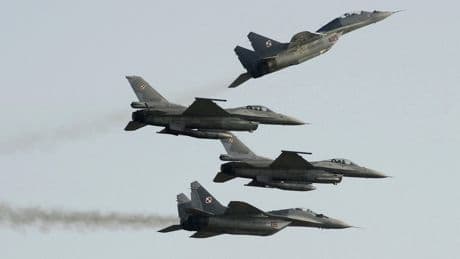 Poland on high alert as Russian air strikes edge closer to Nato borders