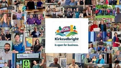 Businesses join forces for video to get out the message that Kirkcudbright is open