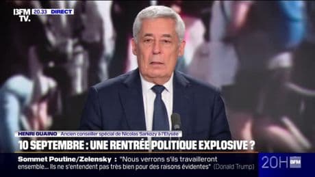 Mobilisation du 10 septembre: "François Bayrou joue à un jeu extrêmement dangereux", estime Henri Guaino, ancien conseiller spécial de Nicolas Sarkozy à l'Élysée
