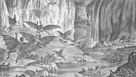 Los hombres murciélago de la Luna