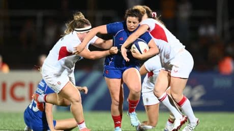 Rugby féminin : en vidéo, le résumé de la déroute des Bleues face aux Anglaises