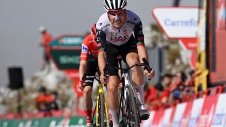 Joao Almeida wins Vuelta stage 13 atop mythical Angliru as Jonas Vingegaard keeps overall lead