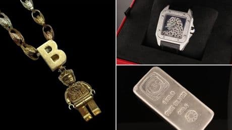 Gold Lego chain among gangsters’ bling in cut-price auction for law enforcement