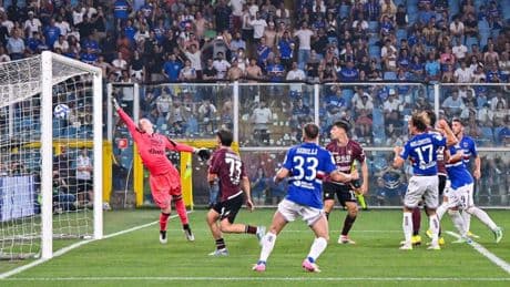 Sampdoria-Salernitana 2-0: Meulensteen e Curto proiettano i blucerchiati verso la salvezza