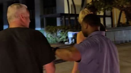 Ivanka Trump’s bodyguard forced to shove strange man who approached her after Miami event: video