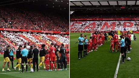 Liverpool give Crystal Palace guard of honour before final Premier League game of the season... before the Eagles returned the favour