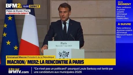 Emmanuel Macron : "Nous allons mettre en place un conseil de défense et de sécurité franco-allemand"