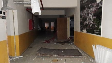 Ordu'da okulda tüp patladı, felaketin eşiğinden dönüldü