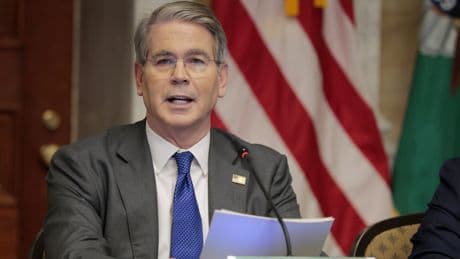 Treasury Secretary Scott Bessent says U.S.-China trade talks are "a bit stalled"